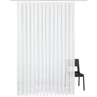 Weckbrodt Gardine "Jacqu" Kräuselband 1 Stk. tlg. feste Falten, Jacquard, halbtransparent, Bordüre, nach Maß, Store von Weckbrodt