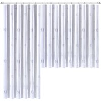 Weckbrodt Gardine "Lasa" Smokband 1 Stk. tlg. Voile, bedruckt, halbtransparent, Beschwerungsband, nach Maß von Weckbrodt