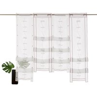 Weckbrodt Scheibengardine "Selina", (1 St.), Hochraff, Gardine, Voile, echte Stickerei, transparent, Store von Weckbrodt