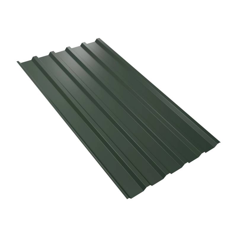 Weckman Trapezblech W35 mit Antikondensvlies 2.450 x 1.070 x 0,75 mm Nadelgrün von Weckman