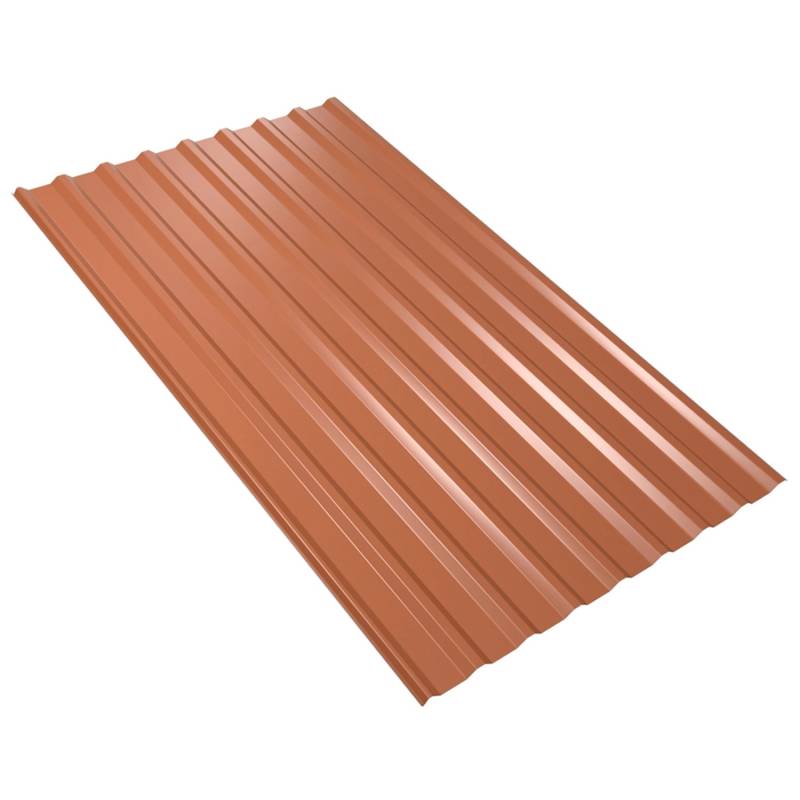 Weckman Trapezblech W20 1.950 mm x 1.135 mm x 0,75 mm Ziegelrot von Weckman