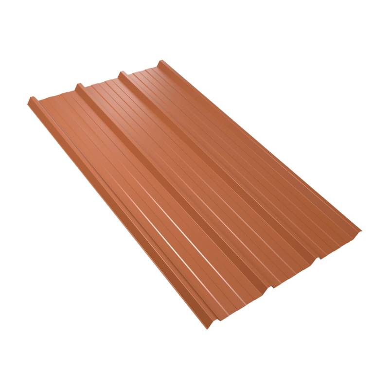 Weckman Trapezblech W45 2.850 mm x 1.069 mm x 0,5 mm Ziegelrot von Weckman
