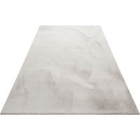 Wecon home Basics Hochflor-Teppich "Anna", rechteckig, 25 mm Höhe, Wohnzimmer, Schlafzimmer, Felloptik, sehr weich und flauschig, Uni von Wecon Home Basics