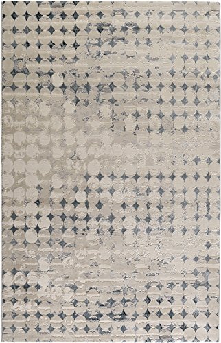 Esprit Home, Kurzflor Teppich aus Polyester und Polypropylen, Velvet Spots (80 x 150 cm, beige, Petrol) von Wecon Home