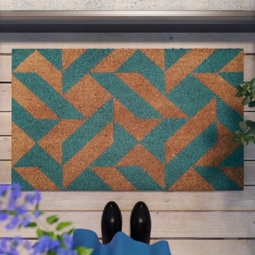 Mainstage – Stylische Kokos-Fußmatte von WECONhome für jeden Eingang (40 x 60 cm, Natur) von Wecon Home