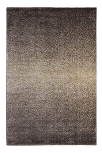 WECONhome Basics, Moderner Kurzflor Teppich - Läufer für Wohnzimmer, Flur, Schlafzimmer RAFFAEL (160 x 230 cm, beige braun meliert) von Wecon Home