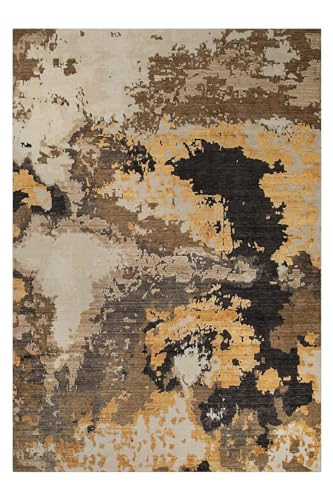 Wecon Home Esprit Kurzflorteppich aus Neuseeland-Wolle in luxuriösen Goldtönen, Elegante Haptik & angenehmes Wohlgefühl für Wohnzimmer, Schlafzimmer und Arbeitszimmer - Manhattan (80 x 150 cm, Gold) Wecon Home Esprit Kurzflorteppich aus Neuseeland-Wolle in luxuriösen Goldtönen, Elegante Haptik & angenehmes Wohlgefühl für Wohnzimmer, Schlafzimmer und Arbeitszimmer - Manhattan (80 x 150 cm, Gold) von Wecon Home
