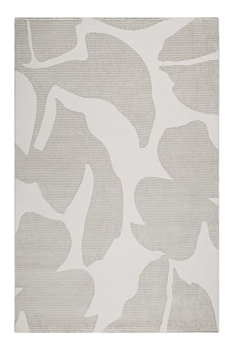 Wecon Home Hochwertiger Kurzflorteppich von Esprit - Modernes Design für Wohnzimmer, Schlafzimmer und mehr - Nachhaltig produziert – Sara (120 x 170 cm, beige) von Wecon Home