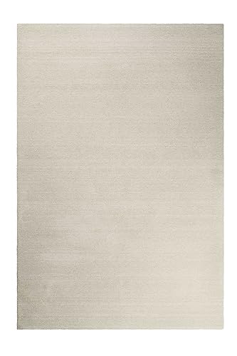 Wecon Home Kuschelig weicher Esprit Hochflor Teppich, bestens geeignet fürs Wohnzimmer, Schlafzimmer und Kinderzimmer LOFT(80 x 150 cm, Hellbeige) von Wecon Home