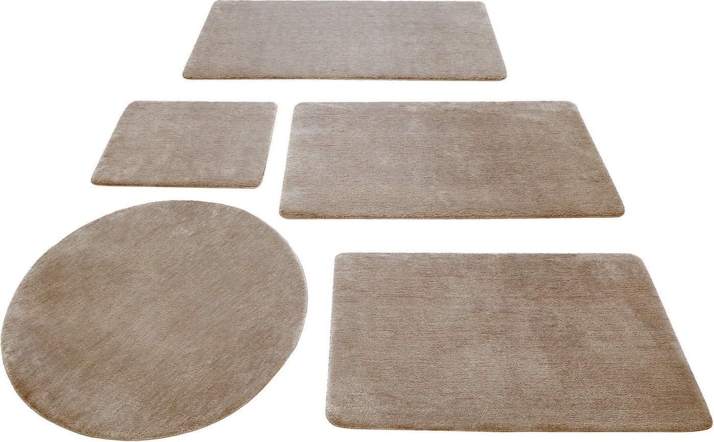 Wecon home Basics Badematte Joris, Höhe 20 mm, rutschhemmend beschichtet, strapazierfähig, Polyester, rechteckig, waschbar, viele Größen, Badezimmerteppich, uni Wecon home Basics Badematte Joris, Höhe 20 mm, rutschhemmend beschichtet, strapazierfähig, Polyester, rechteckig, waschbar, viele Größen, Badezimmerteppich, uni von Wecon home Basics