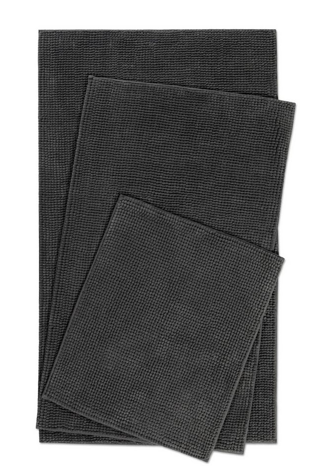 Wecon home Basics Badematte Balu, Höhe 14 mm, Polyester, rechteckig, Chenille, waschbar, rutschfest, schnell trocknend, weich, Badteppich Wecon home Basics Badematte Balu, Höhe 14 mm, Polyester, rechteckig, Chenille, waschbar, rutschfest, schnell trocknend, weich, Badteppich von Wecon home Basics