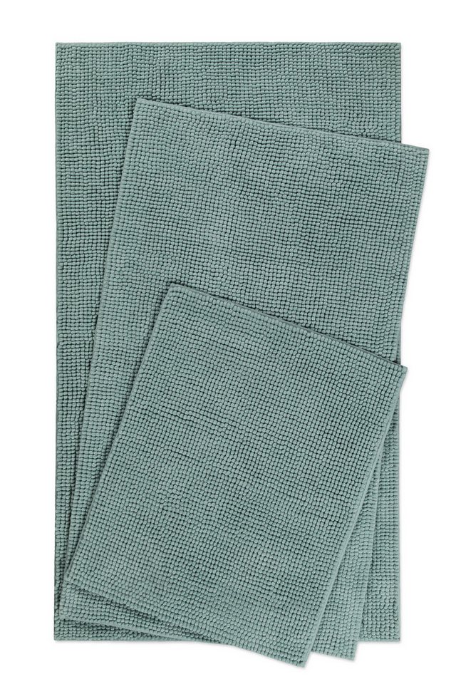 Wecon home Basics Badematte Balu, Höhe 14 mm, Polyester, rechteckig, Chenille, waschbar, rutschfest, schnell trocknend, weich, Badteppich Wecon home Basics Badematte Balu, Höhe 14 mm, Polyester, rechteckig, Chenille, waschbar, rutschfest, schnell trocknend, weich, Badteppich von Wecon home Basics