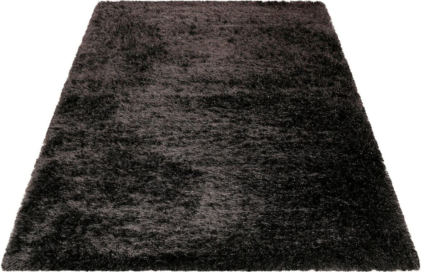 Hochflor-Teppich Shiny Touch, Wecon home, rechteckig, Höhe: 70 mm, Glanzgarn, Wohnzimmer von Wecon home