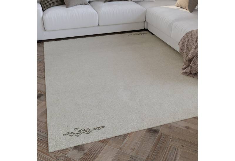 Wecon home Wollteppich Hamptons FORTYFOUR, rechteckig, Höhe: 20 mm, Läufer, Schurwolle, Kurzflor, Wohnzimmer, Schlafzimmer, Ornamente von Wecon home