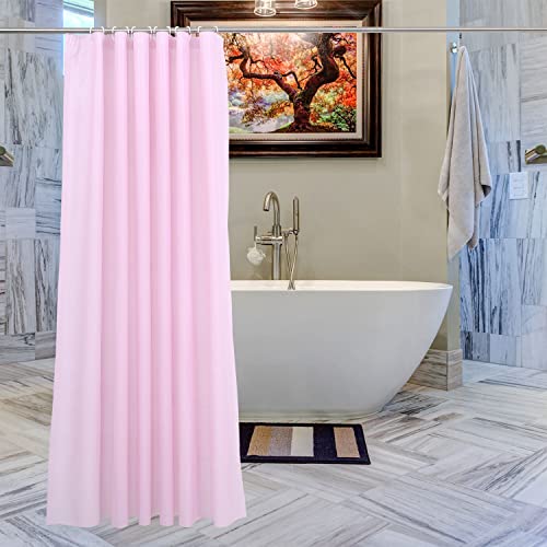 WedDecor Duschvorhang, schimmelresistent, wasserdicht, PEVA, strapazierfähig, Badezimmervorhänge, mit 12 weißen Kunststoffhaken, 180 cm x 180 cm, Rosa WedDecor Duschvorhang, schimmelresistent, wasserdicht, PEVA, strapazierfähig, Badezimmervorhänge, mit 12 weißen Kunststoffhaken, 180 cm x 180 cm, Rosa von WedDecor