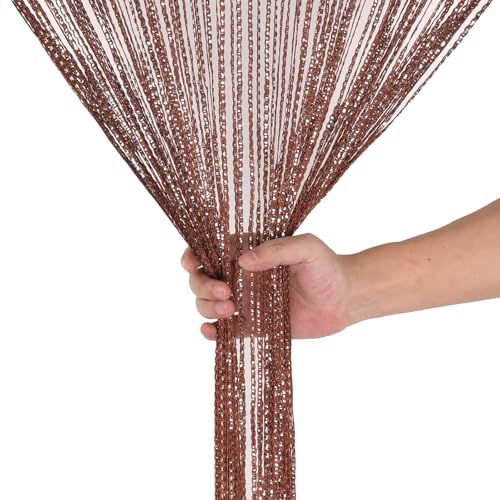 WedDecor Fadenvorhänge, Fransenvorhänge für Türen, Kulissen und Feiern, perfekt für Hochzeiten, Partys, Fensterschirme und Trennwände, 100 x 200 cm, Burgunderrot WedDecor Fadenvorhänge, Fransenvorhänge für Türen, Kulissen und Feiern, perfekt für Hochzeiten, Partys, Fensterschirme und Trennwände, 100 x 200 cm, Burgunderrot von WedDecor