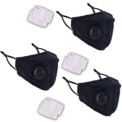 Weddecor 1 Stück Waschbar Wiederverwendbar Atmungsaktiv Bandana Baumwolle Stoff Gesichtsmasken Mit Aktivkohlefilter Unisex Maul- Muffe Beatmungsgerät Schutz Aus Staub Pollen Pet Hautschuppen Für Kids von WedDecor