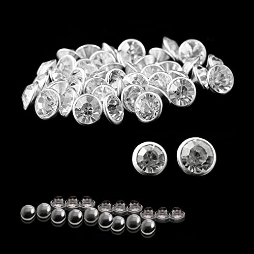 Weddecor 20 Stück 8 mm Diamant-Diamant-Nieten mit Nadeln, Acryl, glänzende Strass-Steine für Rock Leder Tasche DIY Leder Handwerk Kleidung Dekoration Geldbörsen Handtasche Verzierung Weddecor 20 Stück 8 mm Diamant-Diamant-Nieten mit Nadeln, Acryl, glänzende Strass-Steine für Rock Leder Tasche DIY Leder Handwerk Kleidung Dekoration Geldbörsen Handtasche Verzierung von WedDecor