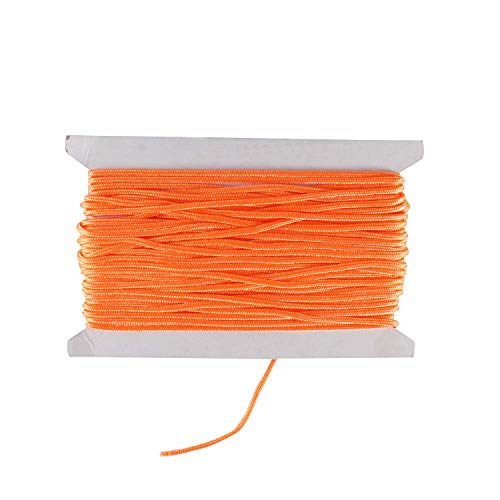 Weddecor Geflochten Nylon Kordel 1.2 mm Paracord Satin Verdreht Synthetische Saiten Rattail Schnüre für Handwerk, Perlung,Macrame,Quaste,DIY Projekte,Zubehör, 10M - Orange, 10M Weddecor Geflochten Nylon Kordel 1.2 mm Paracord Satin Verdreht Synthetische Saiten Rattail Schnüre für Handwerk, Perlung,Macrame,Quaste,DIY Projekte,Zubehör, 10M - Orange, 10M von WedDecor