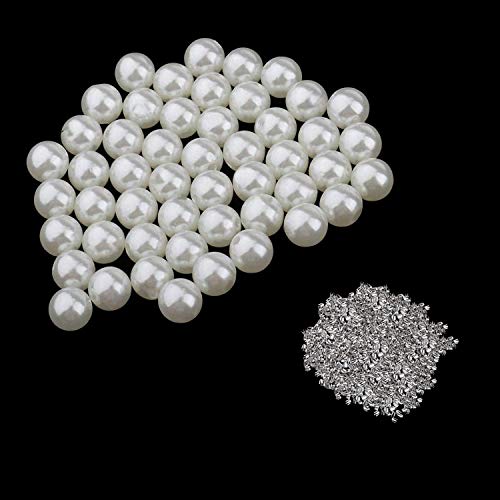 Weddecor Perle Nieten - Weiß, 5mm von WedDecor