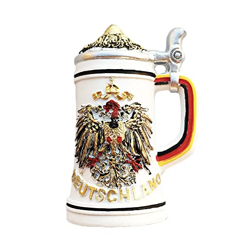 3D-Bierkrug, Kühlschrankmagnet, Souvenir, Geschenk, handgefertigt, Heim- und Küchendekoration, Deutschland, Kühlschrankmagnet, Kollektion von Wedare Magnet Souvenir