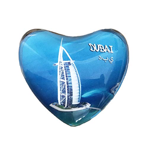 3D Dubai Kühlschrank Kühlschrankmagnet Kristall Glas Magnet Handmade Tourist Travel Souvenir Sammlung Geschenk Whiteboard Magnetischen Aufkleber Dekoration von Wedare Magnet Souvenir