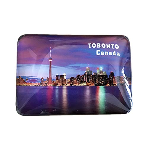 3D Kanada Toronto Kühlschrank Kühlschrankmagnet Kristall Glas Magnet Handmade Tourist Travel Souvenir Sammlung Geschenk Whiteboard Magnetischen Aufkleber Dekoration von Wedare Magnet Souvenir