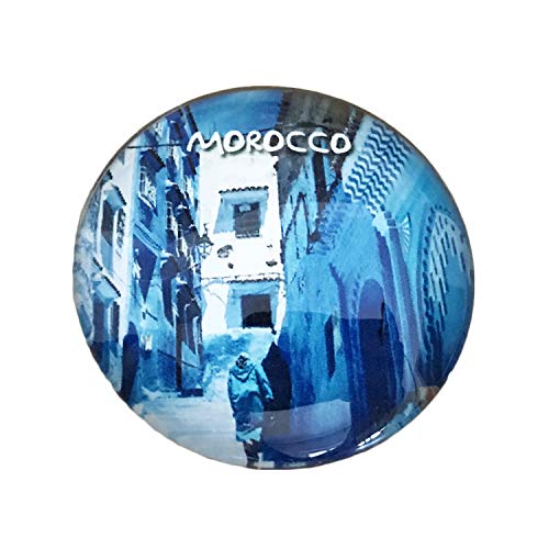 3D Marokko Kühlschrank Kühlschrankmagnet Kristall Glas Magnet Handmade Tourist Travel Souvenir Sammlung Geschenk Whiteboard Magnetischen Aufkleber Dekoration von Wedare Magnet Souvenir