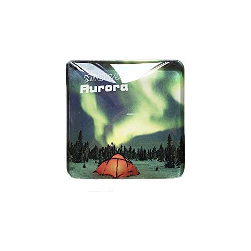 3D Norwegen Aurora Kühlschrank Kühlschrankmagnet Kristall Glas Handgemachte Tourist Travel Souvenir Sammlung Geschenk Whiteboard Magnetischen Aufkleber Dekoration von Wedare Magnet Souvenir