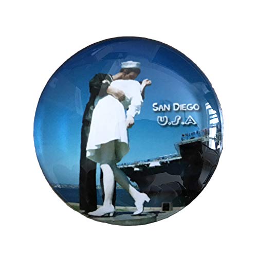 3D San Diego USA Kühlschrank Kühlschrankmagnet Kristall Glas Magnet Handmade Tourist Travel Souvenir Sammlung Geschenk Whiteboard Magnetic Sticker Home Decoration von Wedare Magnet Souvenir