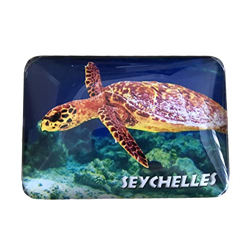 3D Seychellen Schildkröte Kühlschrank Kühlschrankmagnet Kristall Glas Magnet Handmade Tourist Travel Souvenir Sammlung Geschenk Whiteboard Magnetischen Aufkleber Dekoration von Wedare Magnet Souvenir