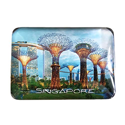 3D Singapur Kühlschrank Kühlschrankmagnet Kristall Glas Magnet Handmade Tourist Travel Souvenir Sammlung Geschenk Whiteboard Magnetischen Aufkleber Dekoration von Wedare Magnet Souvenir