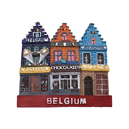 Belgien 3D Kühlschrankmagnet Touristische Souvenirs Harz Magnetische Aufkleber Kühlschrankmagnet Home & Kitchen Dekoration aus China von Wedare Magnet Souvenir