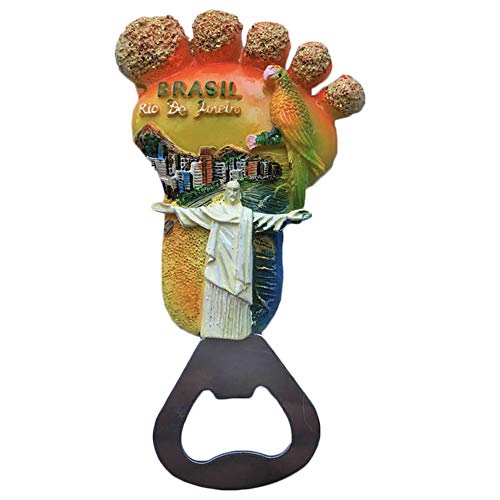 Brasilien 3D Kühlschrankmagnet Tourist Souvenir Reise Aufkleber Flaschenöffner, Brasilien Kühlschrank Magnet, Home Kitchen Dekoration Kollektion von China von Wedare Magnet Souvenir