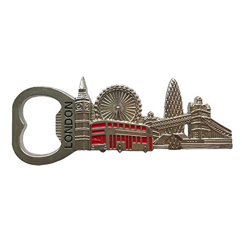 London England Kühlschrankmagnet Flaschenöffner, UK Tourist Souvenirs Kollektion, London Magnetische Aufkleber Kühlschrankmagnet Bieröffner von Wedare Magnet Souvenir