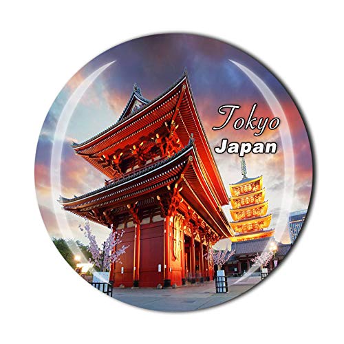 Tokyo Japan 3D Kühlschrankmagnet Kristall Glas Magnet Reise Souvenir Sammlung Geschenk Magnet Sticker Home Küche Dekoration von Wedare Magnet Souvenir