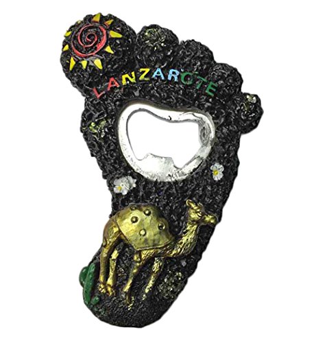 wedaredai Lanzarote Spanien Kühlschrank Magnet Flaschenöffner 3D Travel Aufkleber Souvenirs Collection, Home & Küche Dekoration, Spanien Kühlschrank Magnet Öffner aus China von Wedarego