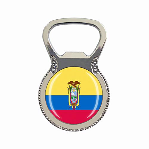 Ecuador Flagge Bier Flaschenöffner Kühlschrank Magnet Metall Glas Kristall Reise-Souvenir Geschenk Heimdekoration von Wedare Souvenir