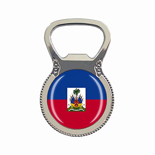 Haiti Flagge Bierflaschenöffner Kühlschrank Magnet Metall Glas Kristall Reise Souvenir Geschenk Heimdekoration von Wedare Souvenir