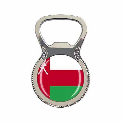 Oman-Flagge Bierflaschenöffner Kühlschrank Magnet Metall Glas Kristall Reise Souvenir Geschenk Heimdekoration von Wedare Souvenir