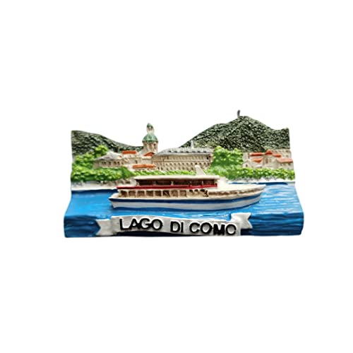 Italien 3D Lago Como Kühlschrankmagnet, Souvenir, Geschenk, Kunstharz, handgefertigt, Lago Como Kühlschrankmagnet, Heim- und Küchendekoration, Kollektion Italien 3D Lago Como Kühlschrankmagnet, Souvenir, Geschenk, Kunstharz, handgefertigt, Lago Como Kühlschrankmagnet, Heim- und Küchendekoration, Kollektion von Wedarego