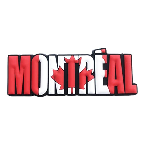 Montreal Kanada 3D-Buchstaben Kühlschrankmagnet, Souvenir-Geschenk, PVC, handgefertigt, Montreal-Kühlschrankmagnet, Heim- und Küchendekoration, Kollektion von Wedarego