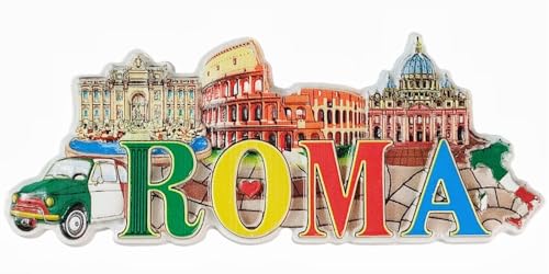 Roma Italy 3D-Kühlschrankmagnet, Souvenir, Geschenk, Kunstharz, handgefertigt, Rom, Kühlschrankmagnet, Dekoration für Zuhause und Küche Roma Italy 3D-Kühlschrankmagnet, Souvenir, Geschenk, Kunstharz, handgefertigt, Rom, Kühlschrankmagnet, Dekoration für Zuhause und Küche von Wedarego