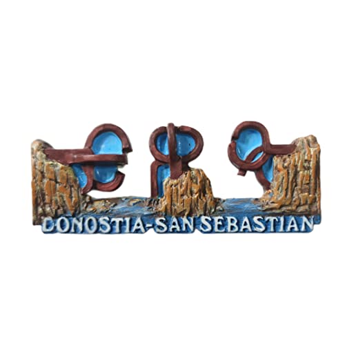 San Sebastian Spanien 3D-Donostia Kühlschrankmagnet, Souvenir, Geschenk, Kunstharz, handgefertigt, Donostia, Kühlschrankmagnet, Heim- und Küche, Dekoration von Wedarego