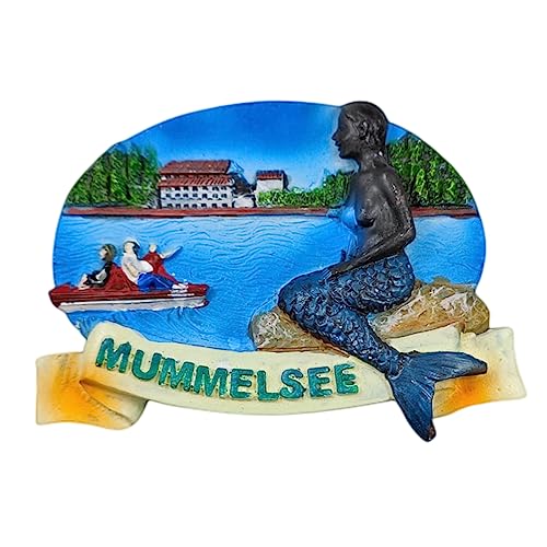 Schwarzwald Germany 3D Mummelsee Kühlschrankmagnet, Souvenir, Geschenk, Kunstharz, handgefertigt, Mummelsee, Kühlschrankmagnet, Heim- und Küchendekorationskollektion von Wedarego