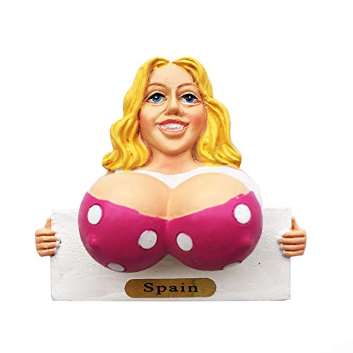 Spanien 3D-Kühlschrankmagnet, große Brüste, Frau, Souvenir, Geschenk, handgefertigt, Heim- und Küchendekoration, Spanien-Kühlschrank-Magnet-Kollektion Spanien 3D-Kühlschrankmagnet, große Brüste, Frau, Souvenir, Geschenk, handgefertigt, Heim- und Küchendekoration, Spanien-Kühlschrank-Magnet-Kollektion von Wedarego