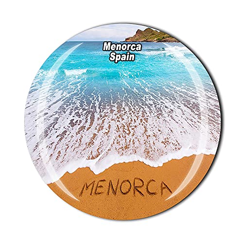 Spanien 3D Menorca Kühlschrank Magnet Kristall Glas Magnet Touristen Reise Souvenir Sammlung Geschenk Magnetischer Aufkleber Home Küche Dekoration von Wedarego