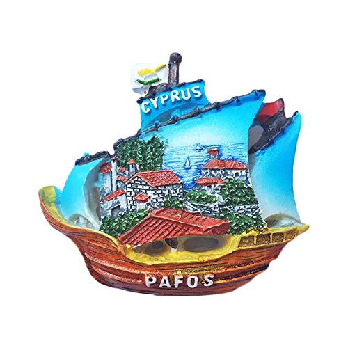 wedaredai Paphos Zypern 3D Kühlschrank Magnet Travel Souvenirs, Hand Kunstharz Home Kühlschrank Dekoration Zypern Kühlschrank Magnet wedaredai Paphos Zypern 3D Kühlschrank Magnet Travel Souvenirs, Hand Kunstharz Home Kühlschrank Dekoration Zypern Kühlschrank Magnet von Wedarego