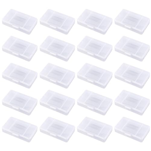 WeddHuis 20 Pcs Klarsichthüllen Schutzhüllen Schutz Spiel Patrone Hülle Staub Schutzhülle Game Cartridge Schutzhülle Spielkartenetui Kartenboxen für Game Boy Advance für GBA Game Card von WeddHuis