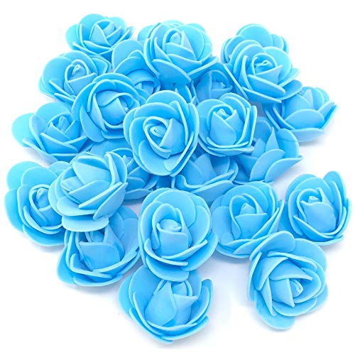 Blau 30 mm Schaumstoff Rose Blumen dekorativen Craft Blumen, Schaumstoff, blau, 30 mm von Wedding Touches